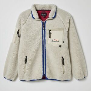 NWT! Manastash Mt. Gorilla Fleece Jacket XL Ivory Cream